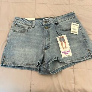 Brand new denim shorts bought at Marshalls never worn .